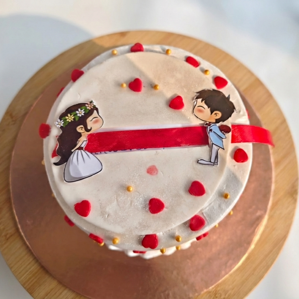 Personalized Valentine’s Message Cakes